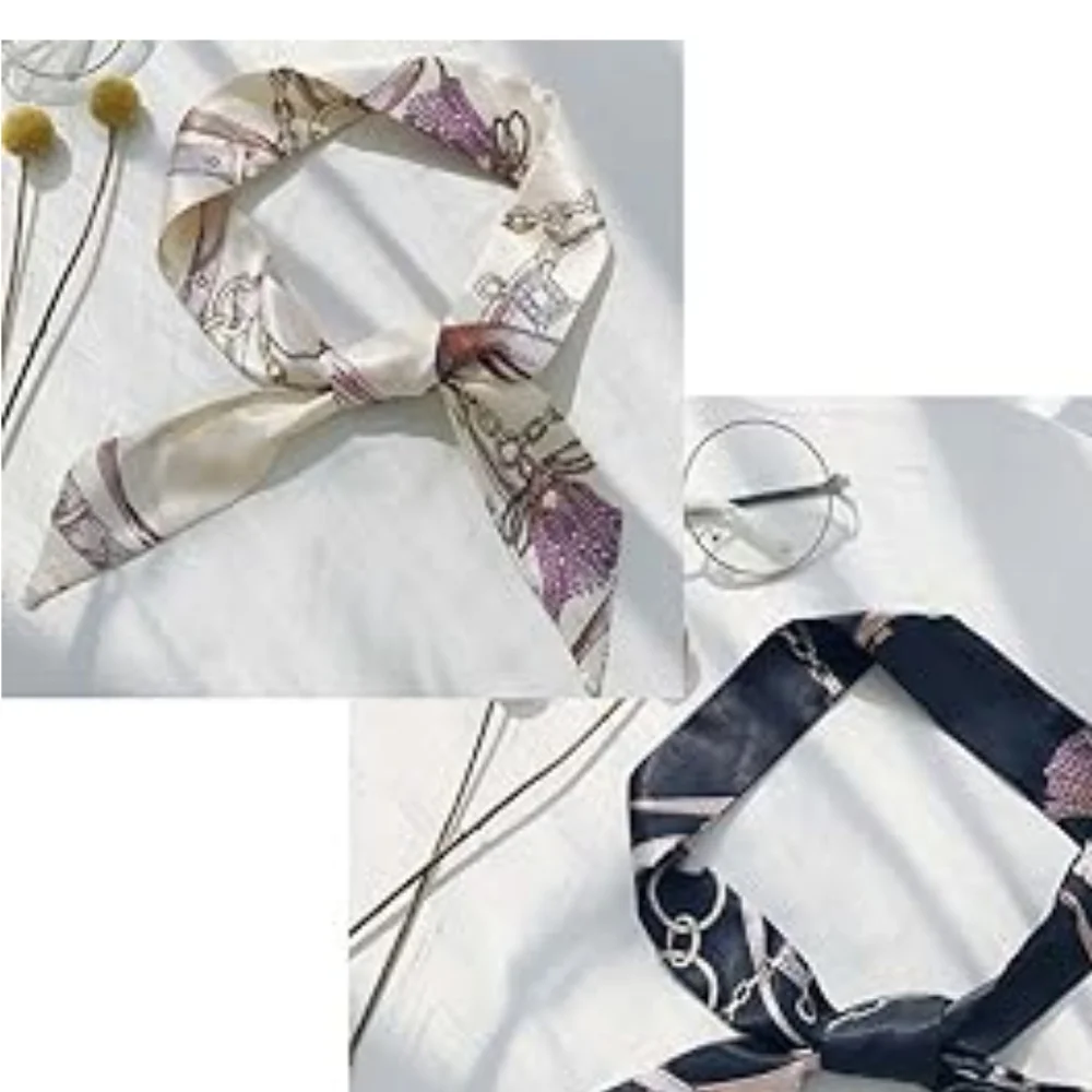 10 Twilly’s- Elegant Headband, Bag Twilly, Scarf- set of 10